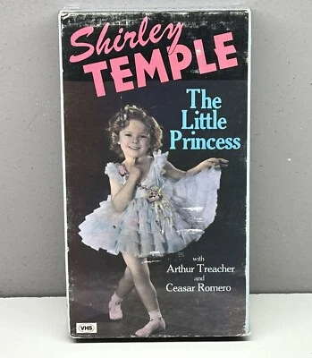 Shirley Temple The Little Princess VHS 1984 Video Tape Cesar Romero VTG Color - Image 1 of 4