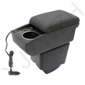 Armrest Box for Renault Captur 2013-2017 With 2 USB Ports And Cigarette lighter - Picture 1 of 10
