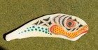 OLD NORTHWEST COAST painted shell art killer whale fetish Tlingit First Nations 