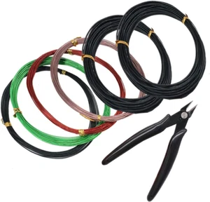 Bonsai Training Wire Set w/ Wire Cutter, Aluminum Wire for Shaping Bonsai Trees - Picture 1 of 7
