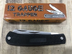 Vintage United Cutlery Japan 4 3/8" Closed 2 Blade 12 Gauge Trapper Knife As New - Picture 1 of 21