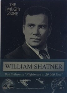 Twilight Zone Rod Serling Edition William Shatner Mirror Board Card M1