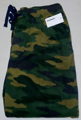 PANTALÓN PIJAMA SONOMA PARA HOMBRE SALÓN DORMIR 1XB 38-40 NUEVO CON ETIQUETAS POLIÉSTER POLAR CAMUFLAJE XL Foto 1 de 2
