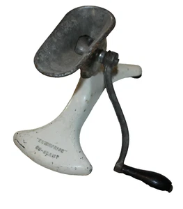 Collectible Enterprise No-Clamp K-1978 Tabletop Meat Grinder White - Picture 1 of 5