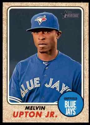 2017 Topps Heritage Melvin Upton Jr. #235 Toronto Blue Jays - Image 1 of 2