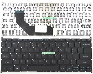 New Acer Aspire S13 S5-371 S5-371T Swift SF113-31 Laptop Keyboard US Black - Picture 1 of 3