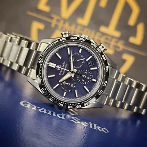 GRAND SEIKO SLGC001 43MM EVOLUTION 9 AUTO 9SC5 TENTAGRAPH CHRONO TITANIUM B&P - Picture 1 of 16