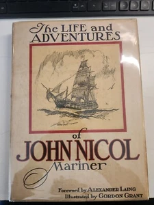 VINTAGE 1936 BOOK THE LIFE AND ADVENTURES OF JOHN NICOL MARINER FIRST EDITION - Picture 1 of 11