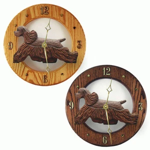 Orologio in legno Cocker Spaniel Brn - Foto 1 di 1