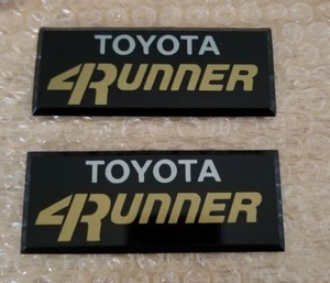 Toyota 4runner 1984 1985 1986 1987 1988 1989 b pillar plate badges emblems SR5 - Picture 1 of 6