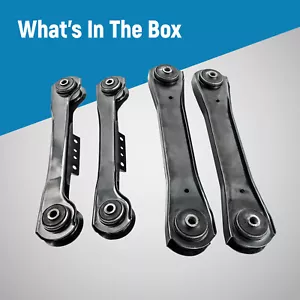 4pcs Rear Upper Lower Control Arms Left & Right for Jeep Wrangler 1997 1998-2006 - Foto 1 di 13