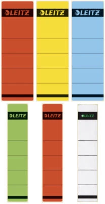 10 x LEITZ Rückenschilder kurz breit / schmal Ordnerrücken selbstklebend wählbar - Bild 1 von 4
