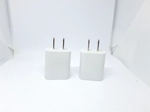 Lot of 2 - Google (5V/1.5A) 7.5W Single USB Wall Charger - White (G1001) New - Picture 1 of 10