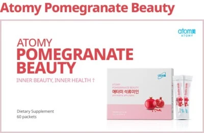 Atomy Pomegranate Beauty 60 paquetes vendedor de EE. UU. envío rápido Foto 1 de 4