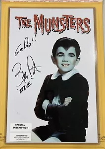 Butch Patrick Autografiado con Gee Pop! Póster de TV Munsters con inscripción 11"x17" certificado de autenticidad - Imagen 1 de 6