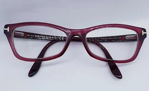 Tom Ford womens Red Eyeglasses Frame TF 5265 068 53-16-135 ITALY - Picture 1 of 10