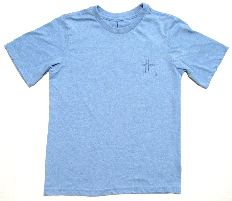 Camiseta Guy Harvey Patriótica EE. UU. Pez Espada Niño Talla L Azul Foto 1 de 3