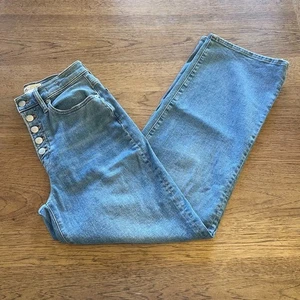 Madewell Medium Blue Size 26 The Perfect Vintage High Waist Wide Leg Jean 555 - Picture 1 of 3