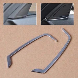 2x Chrom Lautsprecher Spangen/Zierleisten für BMW 5er F10 520 523 530 2014-15 kr - Picture 1 of 4