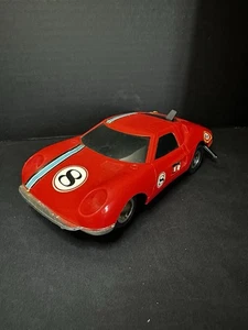 1965 Mattel Switch N Go GT Car red with Stripe #8 (tested Works) Loose - Picture 1 of 15