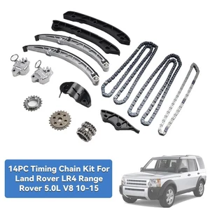 14PC Timing Chain Kit For Land Rover LR4 Range Rover 5.0L V8 10-15 - Imagen 1 de 17