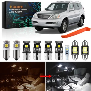 LED Interior Light Kit for Lexus GX470 2003-2009 White Dome Lights Bulbs Upgrade - Picture 1 of 9