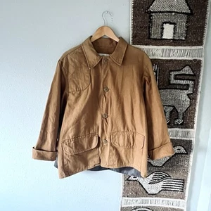 Vtg Canvas Red Head Brand Hunting Jacket With Gamebag XL, Chore Coat, Barn, USA - Picture 1 of 13
