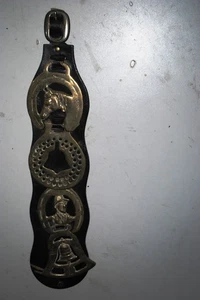 Medaglioni vintage e antichi in ottone da imbracature per cavalli da collezione - Foto 1 di 11