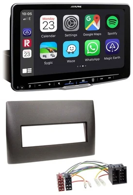 Alpine Bluetooth MP3 USB DAB Autoradio für Fiat Stilo (192, 2001-2008) - Bild 1 von 4