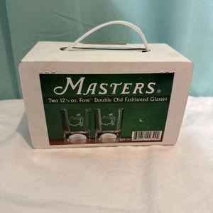 Masters Zwei (2) 12 1/2 Unzen Fore Double Old Fashioned Brille Brandneu in Box - Bild 1 von 4