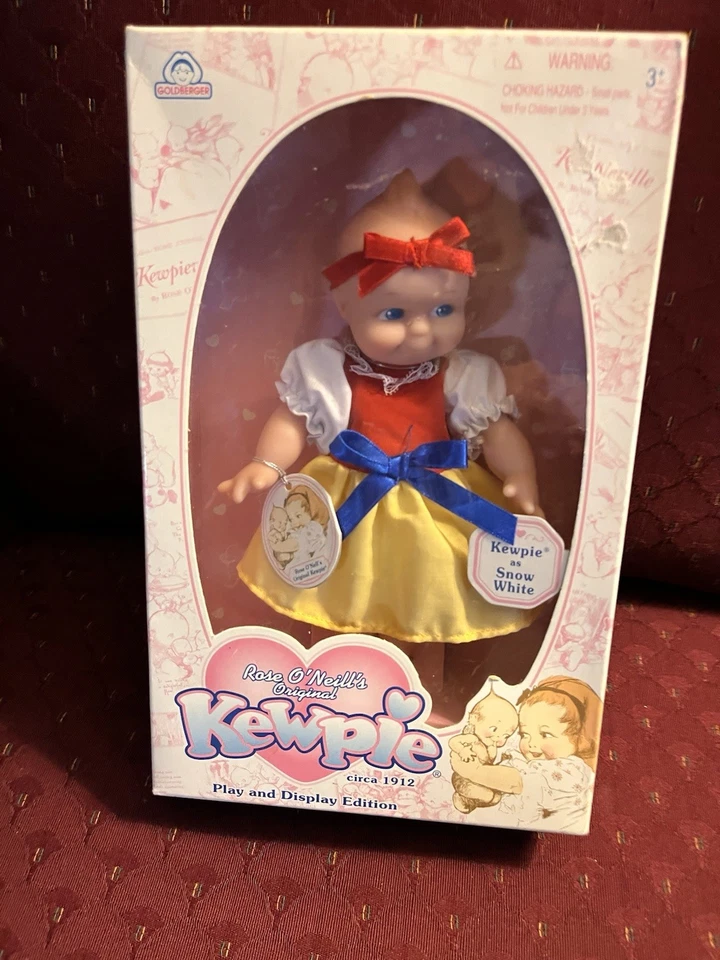 Muñeca Original Goldberger Muy Rara Kewpie Negra como Blancanieves Rosa O'Neill Foto 1 de 1