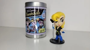 Cryptozoic DC Comics Lil Bombshells Series BLACK CANARY Vinyl Figure With Can - Picture 1 of 3