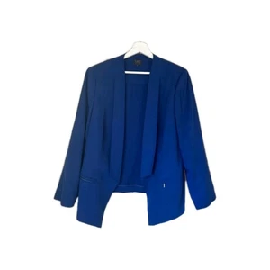 Lovely Marks And Spencer Blue Midi Jacket Size 18 Used Once - Picture 1 of 9