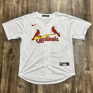 Camiseta para hombre Nike St. Louis Cardinals Yadier Molina #4 blanca MLB - Imagen 1 de 5