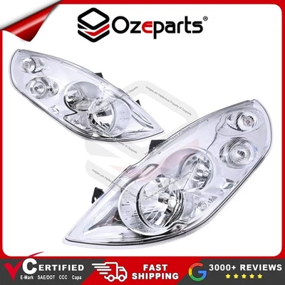 Pair LH+RH Head Light Front Lamp (No Hole) For Renault Master Van X62 2010-2019 - image 1 of 4