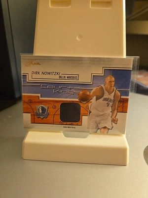 DIRK NOWITZKI 2002-03 Flair Court Kings Game Used Jersey #CK-DN - Mavericks MVP - Image 1 of 3