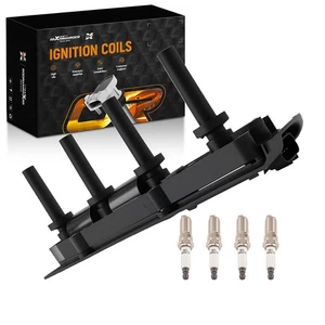 Ignition Coil & Module & 4x Spark Plug for Chevrolet Cavalier Cobalt 2.2L 03-06 - Picture 1 of 12