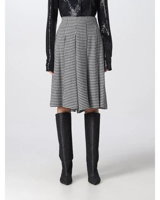 Vivetta Houndstooth Aline юбка женщин белые шорты - Изображение 1 из 4