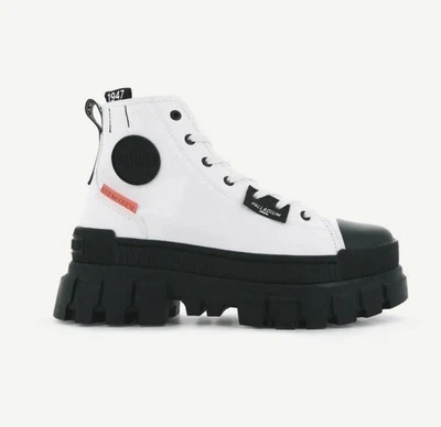 Palladium Womens Revolt HI TX Size 7M - Star White - Sneakers NEW - Image 1 of 4