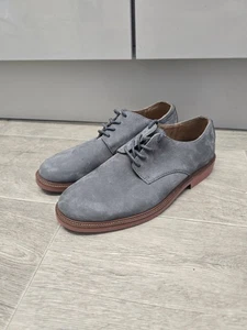 HERREN RALPH LAUREN TORRINGTON NT GRAU LEDER WILDLEDER SCHUHE UK 7 ELEGANT FREIZEIT - Bild 1 von 10