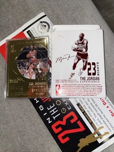 1997 Upper Deck 22 Kt Gold Michael Jordan With News Letter - Picture 1 of 4