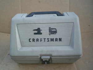 Vintage Sears Craftsman Kunststoff Elektrowerkzeug Aufbewahrung 9-1452 Stichsäge/Schleifer Koffer - Bild 1 von 17