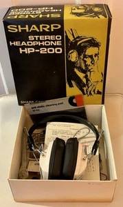 Sharp HP-200 Vintage Hi-Fi Headphones - Receipt for 1973 - Picture 1 of 14