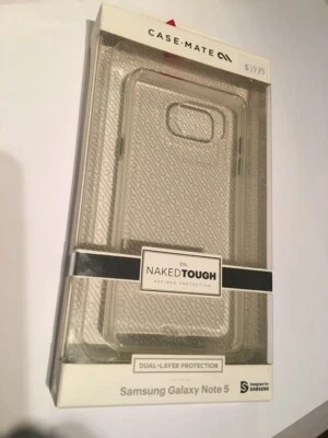 Samsung Galaxy Note 5 CASE-MATE NAKED TOUGH Protector Case in Clear CM032933 - Image 1 of 2