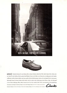 3w21191/ Alte Reklame aus 1996 – Clarks - Nein Danke, ich laufe lieber - Picture 1 of 1