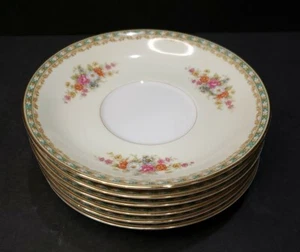 Noreen - Noritake China - 6 Saucers - Occupied Japan - Picture 1 of 3
