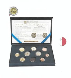 Coffret Serie de Malte 2015, avec Commémorative du 1er vol de Malte 2015. - Photo 1/1