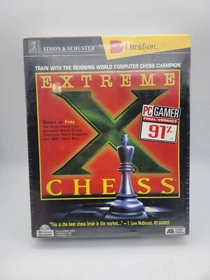 Extreme Chess pc game Windows Chess CD Rom 1995 Simon Schuster NEW sealed - Image 1 of 4
