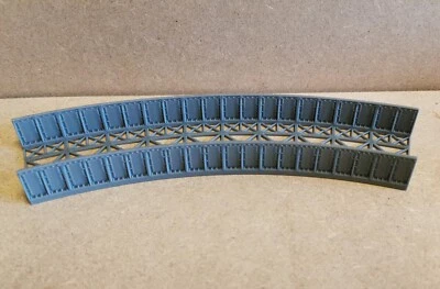 SR-3D TT Gauge Curved Bridge 1,2,3 and 4 Radius Options 3D printed Free delivery.