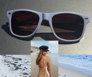 Sungasses, Fashion, Frame WHITE, Lens, W01 Carpentier Collection 100% UVA &UVB - Picture 1 of 7